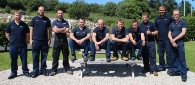 Members of the Three Peaks Challenge team which the Isle of Man Steam Packet Company is supporting