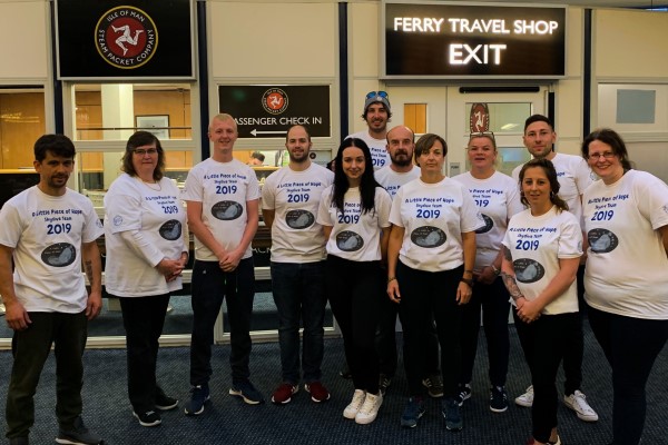 The group raised more than £2,000 for A Little Piece of Hope by completing a charity skydive