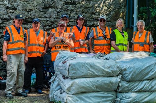 Southern 100 Marshals at work