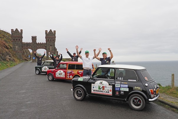 The three teams ahead of their voyage to Italy